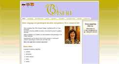 Desktop Screenshot of biseri.eu